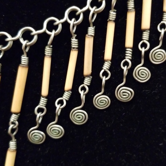 Vintage "Boho Chic" Handmade Necklace - Picture 3 of 5